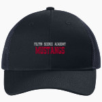 Fulton Science Academy Mustangs <span class="pdp-name-mascot">Fulton Science Academy Mustangs</span> Port Authority Youth Snapback Trucker Cap Front Thumbnail