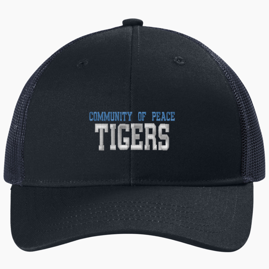 Community Of Peace Tigers <span class="pdp-name-mascot">Community Of Peace Tigers</span> Port Authority Youth Snapback Trucker Cap
