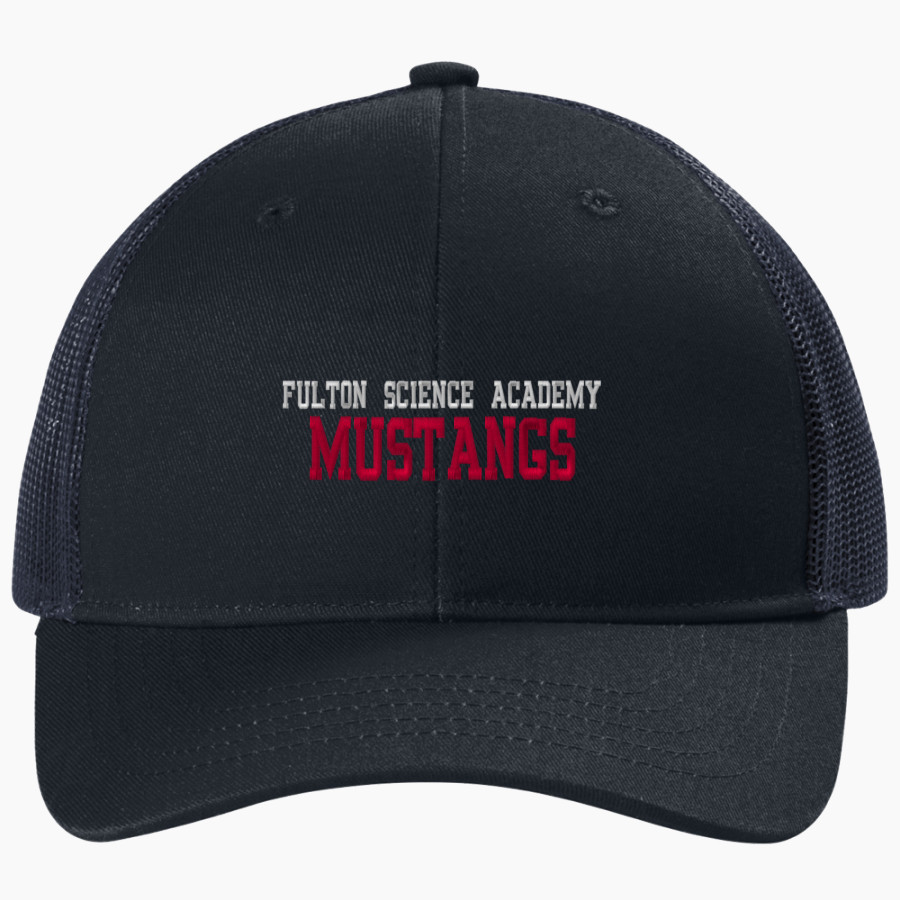 Fulton Science Academy Mustangs <span class="pdp-name-mascot">Fulton Science Academy Mustangs</span> Port Authority Youth Snapback Trucker Cap