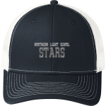 Northern Light School Stars <span class="pdp-name-mascot">Northern Light School Stars</span> Port Authority Youth Snapback Trucker Cap Front Thumbnail