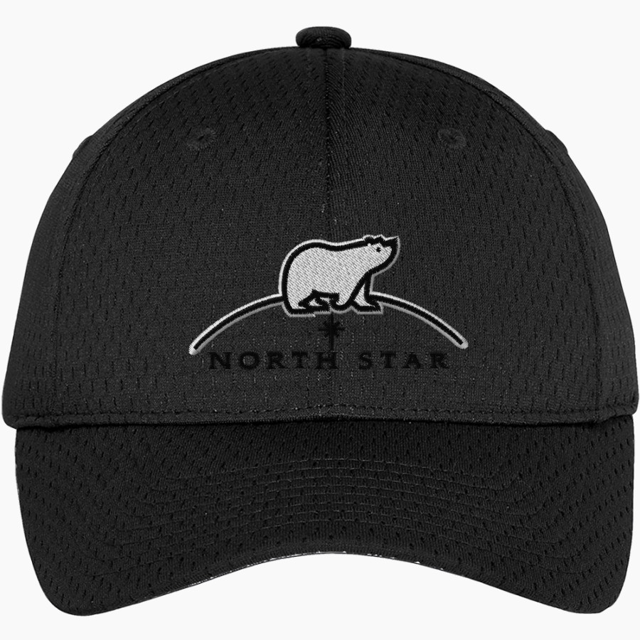 North Star Polar Bears <span class="pdp-name-mascot">North Star Montessori Academy Polar Bears</span> Port Authority Youth Pro Mesh Cap