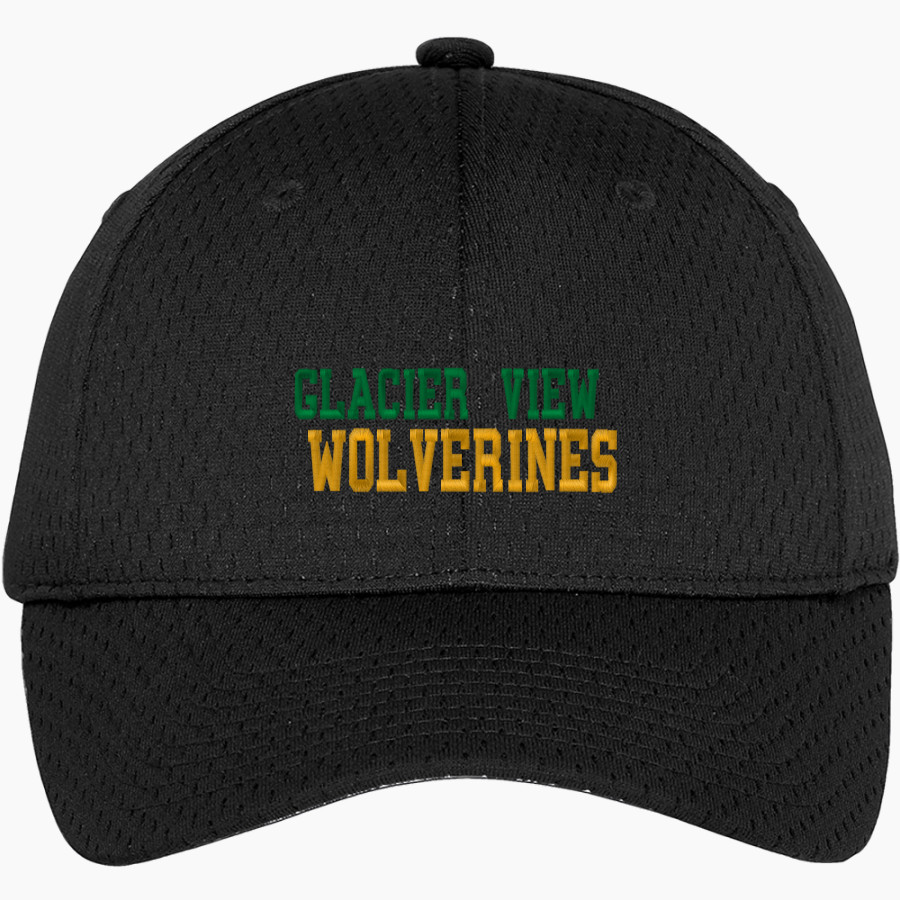 Glacier View Wolverines <span class="pdp-name-mascot">Glacier View Wolverines</span> Port Authority Youth Pro Mesh Cap