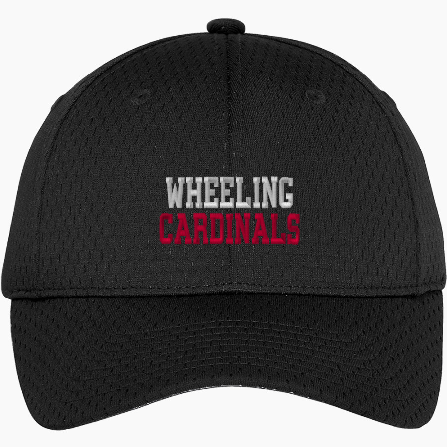 Wheeling University Cardinals Online Store Port Authority Youth Pro Mesh Cap