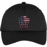 WELLS HIGH SCHOOL LEOPARDS <span class="pdp-name-mascot">WELLS LEOPARDS</span> Port Authority Youth Pro Mesh Cap Front Thumbnail