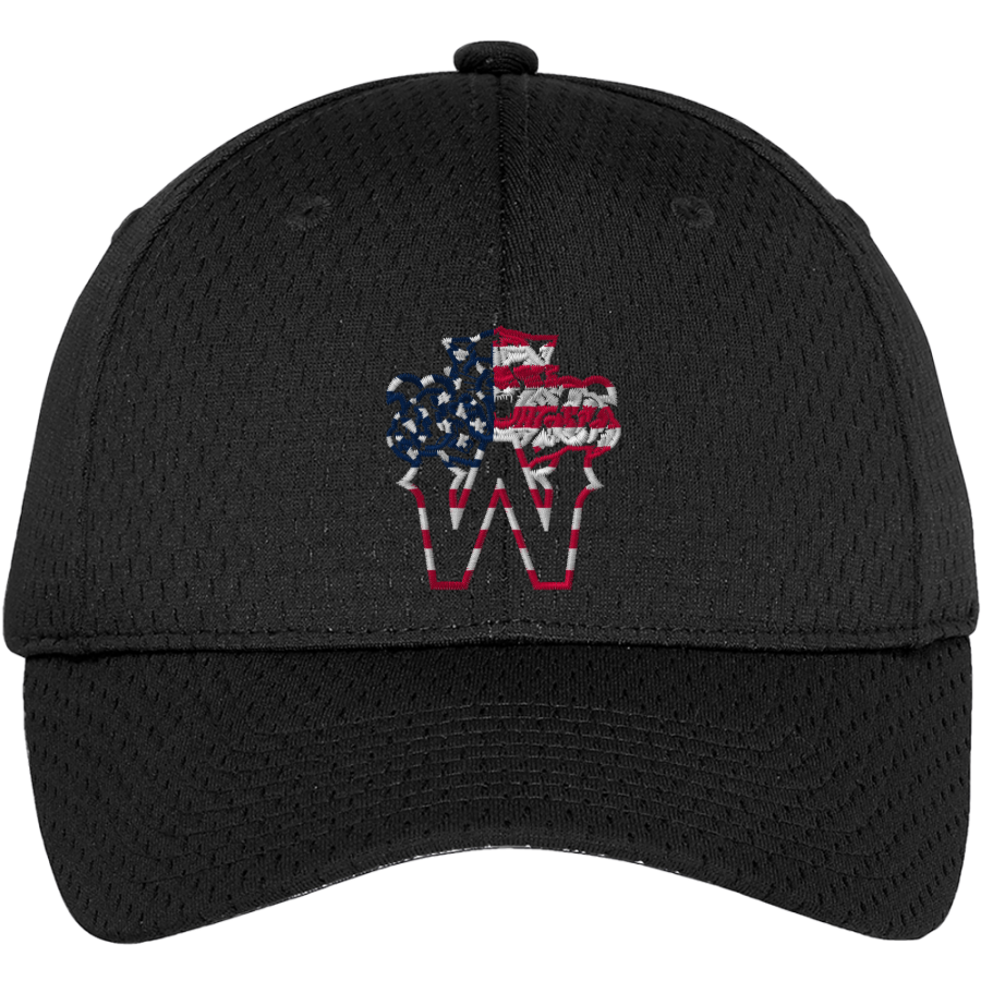WELLS HIGH SCHOOL LEOPARDS <span class="pdp-name-mascot">WELLS LEOPARDS</span> Port Authority Youth Pro Mesh Cap