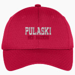 Pulaski Red Raiders Port Authority Youth Pro Mesh Cap Front Thumbnail