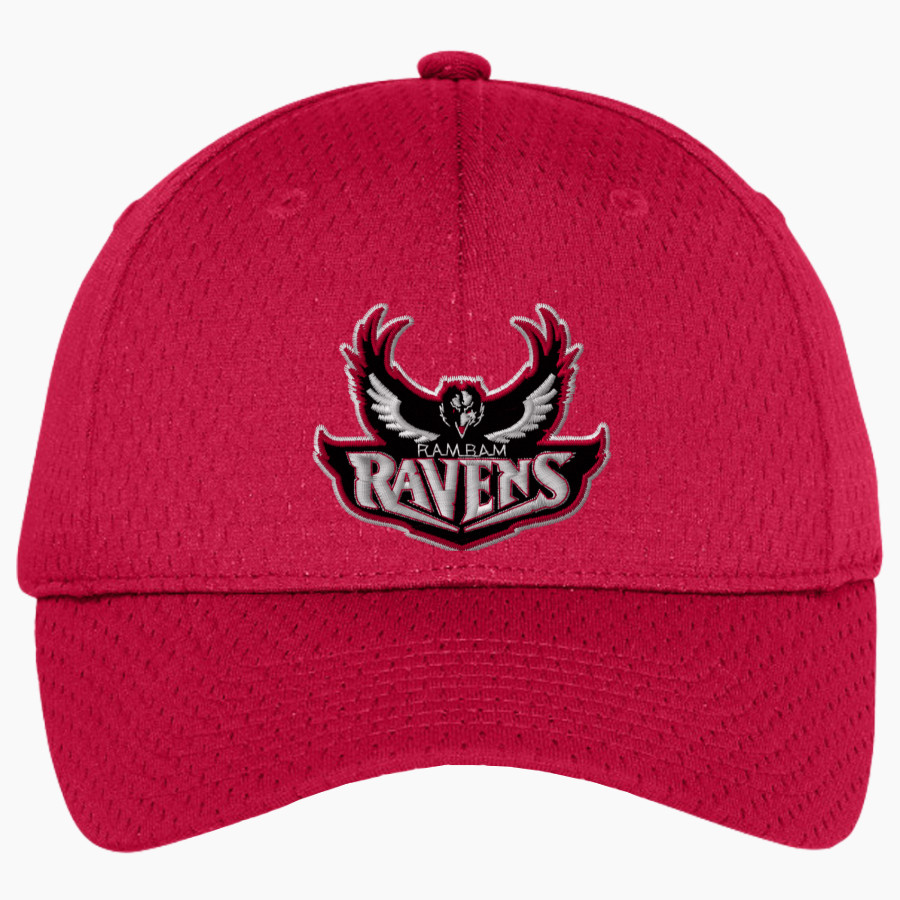 RAMBAM MESIVTA HIGH SCHOOL RAVENS <span class="pdp-name-mascot">RAMBAM MESIVTA RAVENS</span> Port Authority Youth Pro Mesh Cap