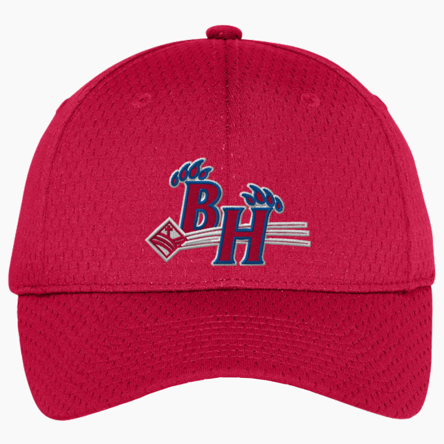 BETH HAVEN CHRISTIAN School Online Apparel Store <span class="pdp-name-mascot">BETH HAVEN CHRISTIAN BEARCATS</span> Port Authority Youth Pro Mesh Cap