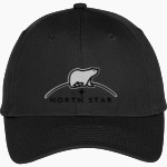 North Star Polar Bears <span class="pdp-name-mascot">North Star Montessori Academy Polar Bears</span> Port & Company Youth Six-Panel Unstructured Twill Cap Front Thumbnail