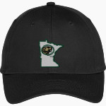 Bemidji State Athletics <span class="pdp-name-mascot">Bemidji State Beavers</span> Port & Company Youth Six-Panel Unstructured Twill Cap Front Thumbnail