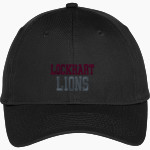 LOCKHART HIGH SCHOOL LIONS <span class="pdp-name-mascot">LOCKHART LIONS</span> Port & Company Youth Six-Panel Unstructured Twill Cap Front Thumbnail