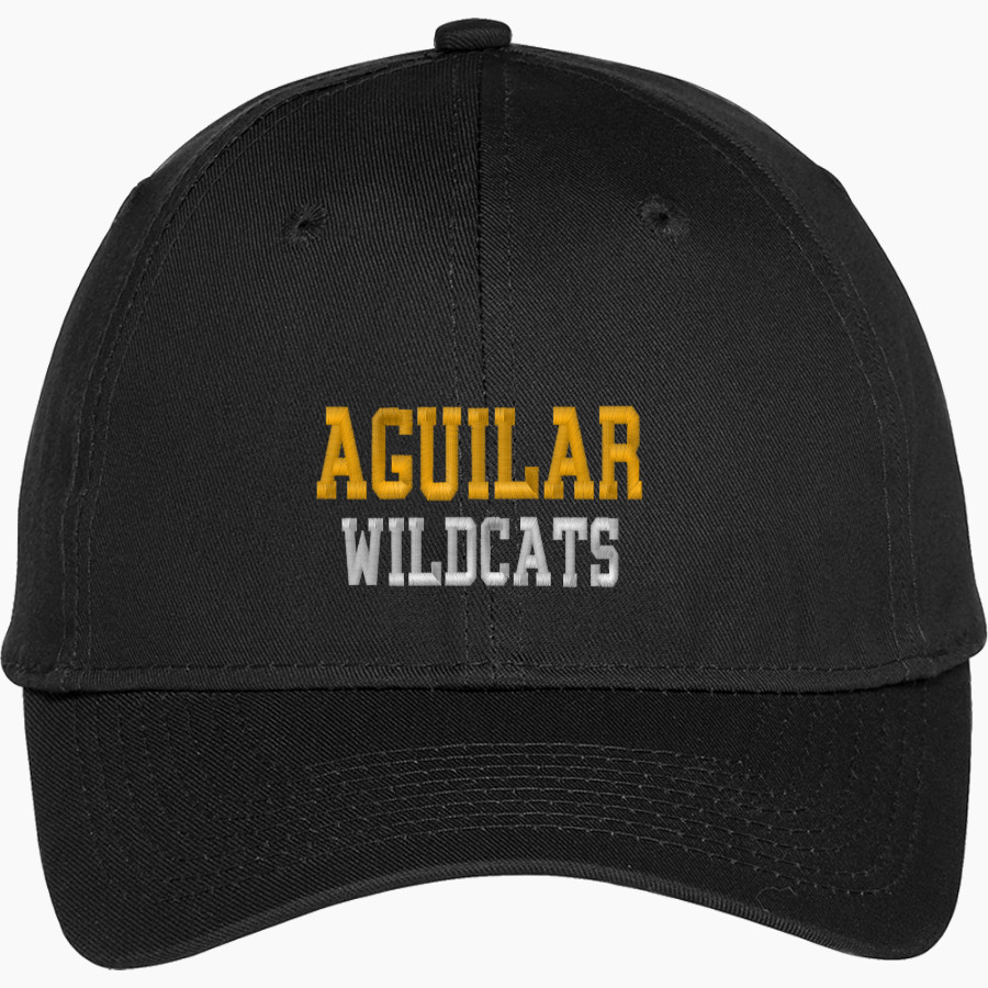 AGUILAR PUBLIC HIGH SCHOOL WILDCATS Port & Company Youth Six-Panel Unstructured Twill Cap