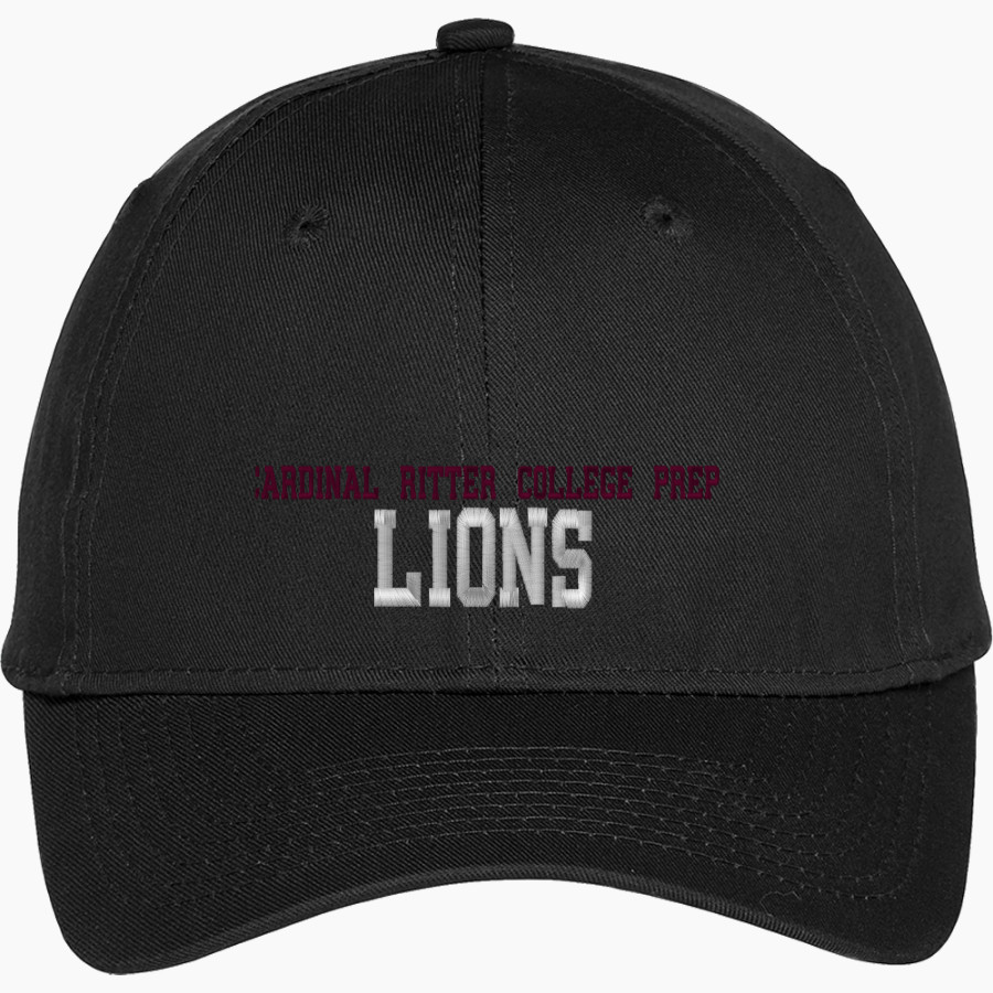 CARDINAL RITTER COLLEGE PREP LIONS Port & Company Youth Six-Panel Unstructured Twill Cap