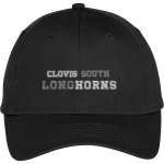 Clovis South Longhorns <span class="pdp-name-mascot">Clovis South High School Longhorns</span> Port & Company Youth Six-Panel Unstructured Twill Cap Front Thumbnail