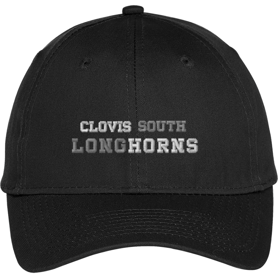 Clovis South Longhorns <span class="pdp-name-mascot">Clovis South High School Longhorns</span> Port & Company Youth Six-Panel Unstructured Twill Cap