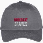 Bondurant Braves Port & Company Youth Six-Panel Unstructured Twill Cap Front Thumbnail