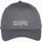 SAINT BONAVENTURE HIGH SCHOOL SERAPHS <span class="pdp-name-mascot">SAINT BONAVENTURE SERAPHS</span> Port & Company Youth Six-Panel Unstructured Twill Cap Front Thumbnail
