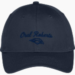 Oral Roberts Golden Eagles <span class="pdp-name-mascot">Oral Roberts Golden Eagles</span> Port & Company Youth Six-Panel Unstructured Twill Cap Front Thumbnail