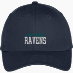 AUBURN RIVERSIDE HIGH SCHOOL RAVENS Port & Company Youth Six-Panel Unstructured Twill Cap Front Thumbnail