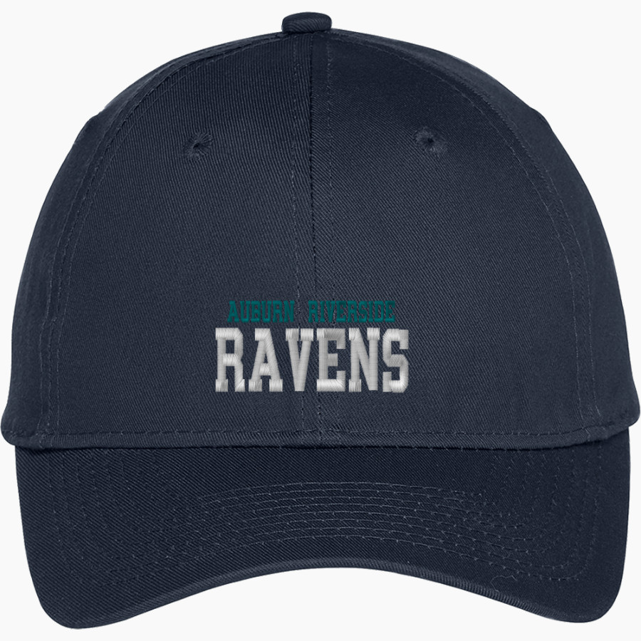 AUBURN RIVERSIDE HIGH SCHOOL RAVENS Port & Company Youth Six-Panel Unstructured Twill Cap