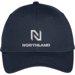 NORTHLAND Pioneers <span class="pdp-name-mascot">NORTHLAND PIONEERS STORE</span> Port & Company Youth Six-Panel Unstructured Twill Cap Front Thumbnail