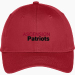 Ascension Catholic School Patriots <span class="pdp-name-mascot">Ascension Catholic School Patriots</span> Port & Company Youth Six-Panel Unstructured Twill Cap Front Thumbnail