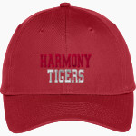 Harmony Tigers <span class="pdp-name-mascot">Harmony School of Innovation Tigers</span> Port & Company Youth Six-Panel Unstructured Twill Cap Front Thumbnail