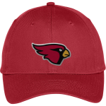 Annandale Cardinals <span class="pdp-name-mascot">Annandale Schools Cardinals</span> Port & Company Youth Six-Panel Unstructured Twill Cap Front Thumbnail