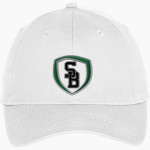 ST BERNARD'S ACADEMY CRUSADERS Port & Company Youth Six-Panel Unstructured Twill Cap Front Thumbnail