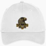 DESERT HOT SPRINGS HIGH SCHOOL GOLDEN EAGLES <span class="pdp-name-mascot">DESERT HOT SPRINGS GOLDEN EAGLES</span> Port & Company Youth Six-Panel Unstructured Twill Cap Front Thumbnail