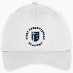 First Presbyterian Academy CRUSADERS <span class="pdp-name-mascot">SHANNON FOREST CRUSADERS</span> Port & Company Youth Six-Panel Unstructured Twill Cap Front Thumbnail