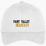 Paint Valley Bearcats <span class="pdp-name-mascot">Paint Valley Bearcats</span> Port & Company Youth Six-Panel Unstructured Twill Cap Front Thumbnail