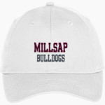 MILLSAP HIGH SCHOOL BULLDOGS <span class="pdp-name-mascot">MILLSAP BULLDOGS</span> Port & Company Youth Six-Panel Unstructured Twill Cap Front Thumbnail