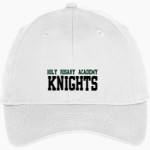 Holy Rosary Academy Knights <span class="pdp-name-mascot">Holy Rosary Academy Knights</span> Port & Company Youth Six-Panel Unstructured Twill Cap Front Thumbnail