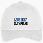 LEUZINGER HIGH SCHOOL OLYMPIANS Port & Company Youth Six-Panel Unstructured Twill Cap Front Thumbnail