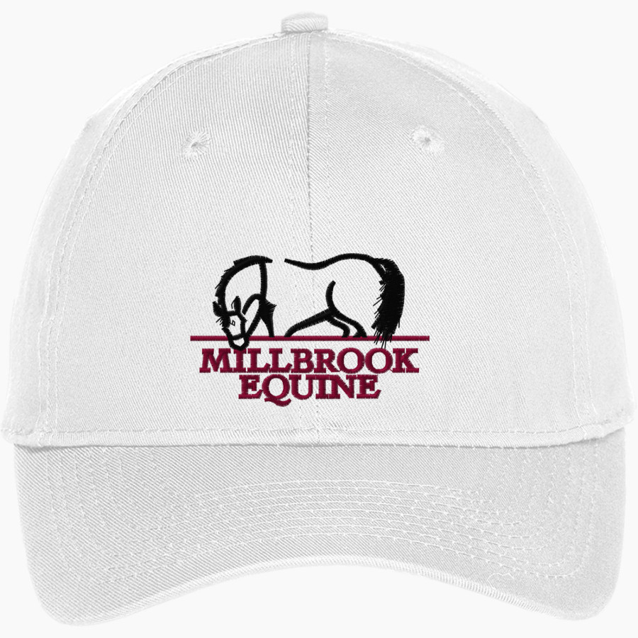 Millbrook Equine Veterinary Clinic Millbrook Equine Vet <span class="pdp-name-mascot">Millbrook Equine Veterinary Clinic</span> Port & Company Youth Six-Panel Unstructured Twill Cap