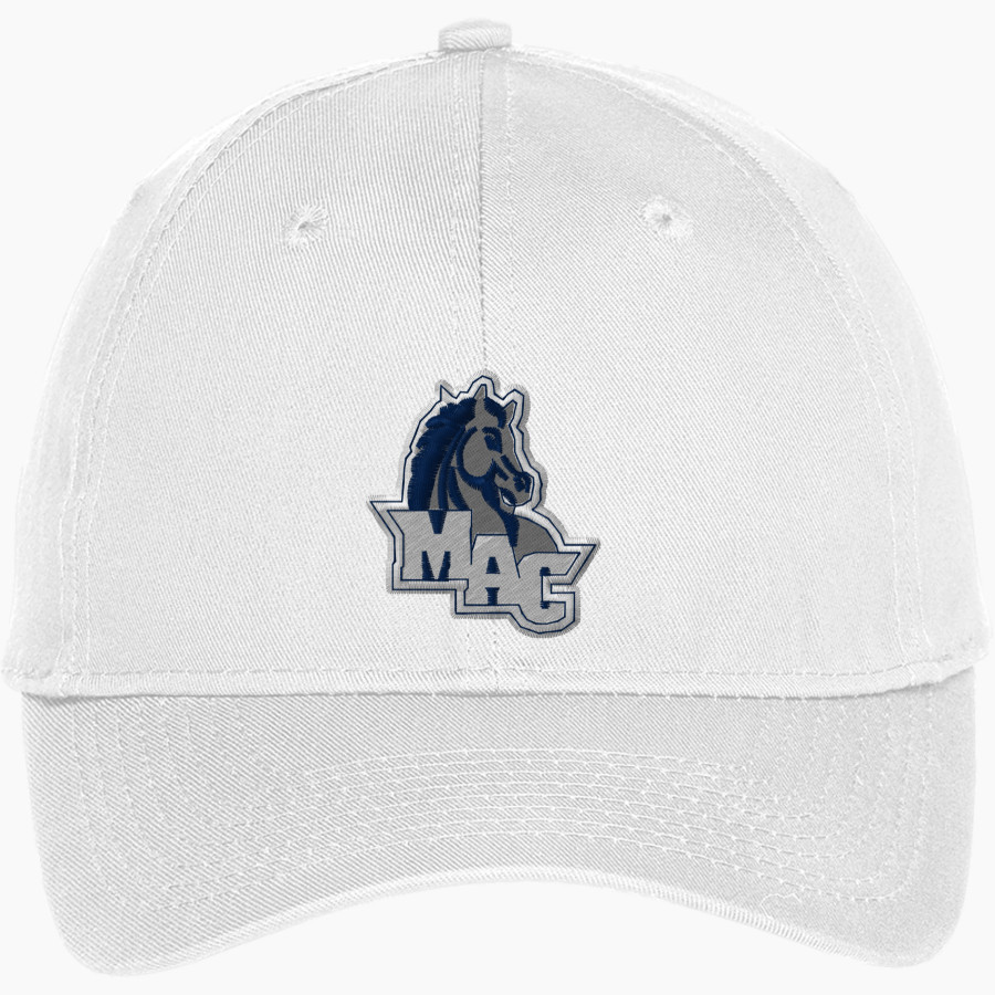 Mount Aloysius College Mounties Port & Company Youth Six-Panel Unstructured Twill Cap