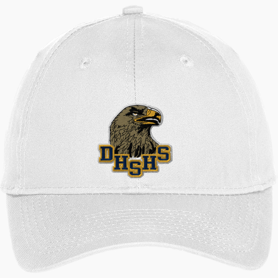 DESERT HOT SPRINGS HIGH SCHOOL GOLDEN EAGLES <span class="pdp-name-mascot">DESERT HOT SPRINGS GOLDEN EAGLES</span> Port & Company Youth Six-Panel Unstructured Twill Cap