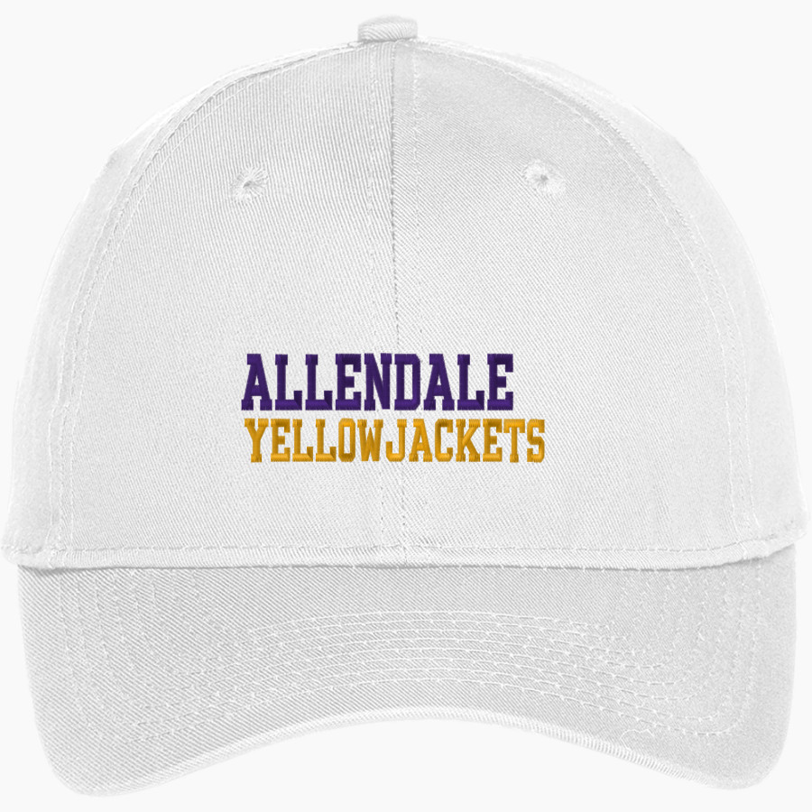 Allendale Yellowjackets <span class="pdp-name-mascot">Allendale Yellowjackets</span> Port & Company Youth Six-Panel Unstructured Twill Cap
