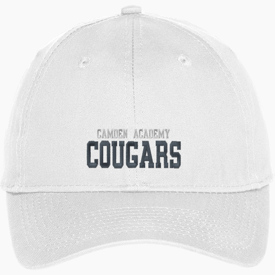 CAMDEN ACADEMY CHARTER HIGH SCHOOL COUGARS <span class="pdp-name-mascot">CAMDEN ACADEMY COUGARS</span> Port & Company Youth Six-Panel Unstructured Twill Cap