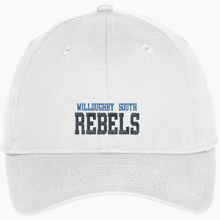 WILLOUGHBY SOUTH HIGH SCHOOL REBELS <span class="pdp-name-mascot">WILLOUGHBY SOUTH REBELS</span> Port & Company Youth Six-Panel Unstructured Twill Cap