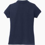 Burrillville Broncos Port Authority Girls Silk Touch Peter Pan Collar Polo Back Thumbnail