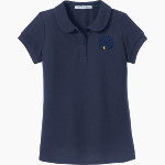South Iredell Vikings <span class="pdp-name-mascot">South Iredell</span> Port Authority Girls Silk Touch Peter Pan Collar Polo Front Thumbnail