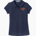 Glenn Grizzlies <span class="pdp-name-mascot">Tom Glenn Grizzlies</span> Port Authority Girls Silk Touch Peter Pan Collar Polo Front Thumbnail