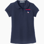 Southern Nash Firebirds <span class="pdp-name-mascot">Southern Nash Firebirds</span> Port Authority Girls Silk Touch Peter Pan Collar Polo Front Thumbnail