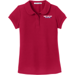 Children's Manor Children's Manor <span class="pdp-name-mascot">Children's Manor & Magnet Montessori Schools</span> Port Authority Girls Silk Touch Peter Pan Collar Polo Front Thumbnail