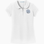 BIRMINGHAM HIGH SCHOOL PATRIOTS <span class="pdp-name-mascot">BIRMINGHAM PATRIOTS</span> Port Authority Girls Silk Touch Peter Pan Collar Polo Front Thumbnail
