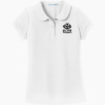 SHAYNE GRAHAM'S ELITE WINNING SOLUTIONS Port Authority Girls Silk Touch Peter Pan Collar Polo Front Thumbnail