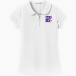 Spring Hill Badgers <span class="pdp-name-mascot">Spring Hill Badgers</span> Port Authority Girls Silk Touch Peter Pan Collar Polo Front Thumbnail