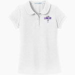Carlsbad Lancers Port Authority Girls Silk Touch Peter Pan Collar Polo Front Thumbnail